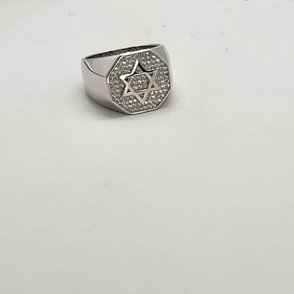 Brand New Sterling Silver 925 Star Of David Ring - Picture 6 of 6